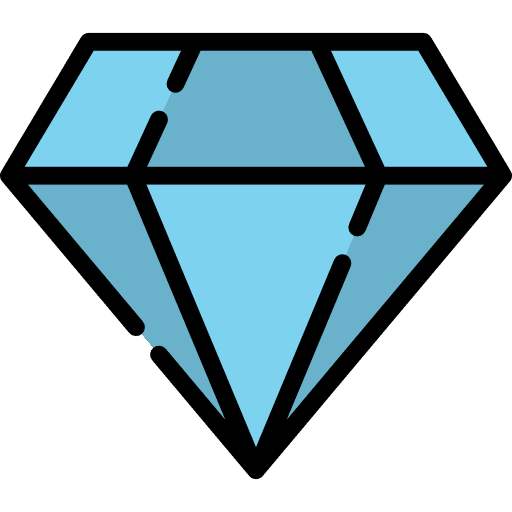 Diamond jewel fashion luxury icon