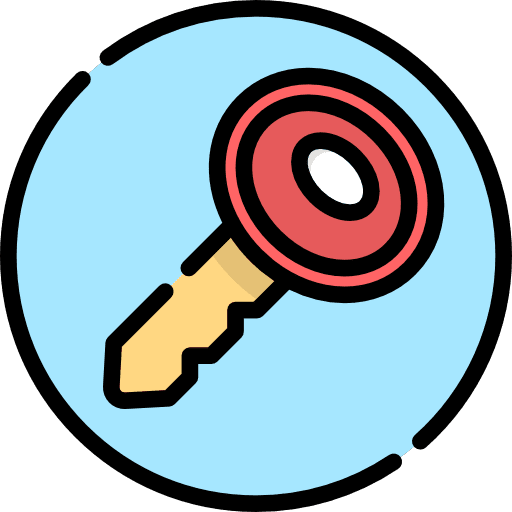 Key keyword key open access icon