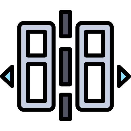 Spreadsheet education electronics data table icon