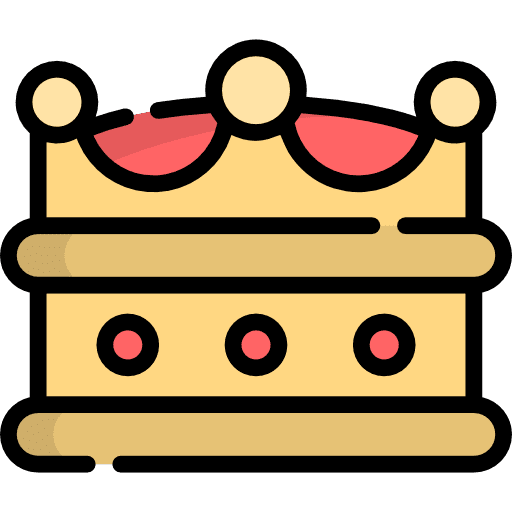 Crown seo and web electronics royal icon