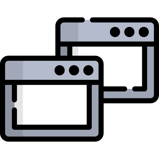 Windows webpage multimedia internet icon