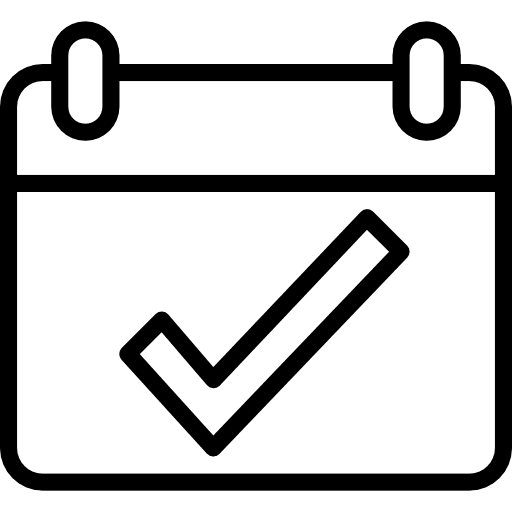 Calendar today date administration icon