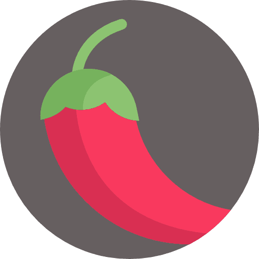 Pepper food chili pepper hot icon