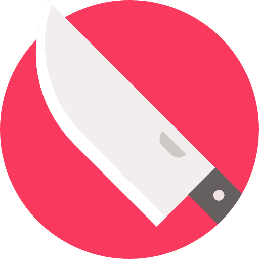 Cleaver meat knife butcher icon