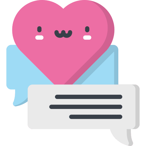 Messages messages speech bubble romantic icon