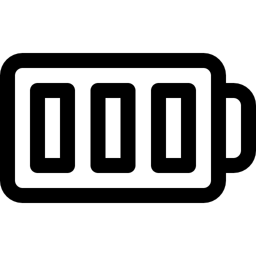 Battery battery level electronics technology icon