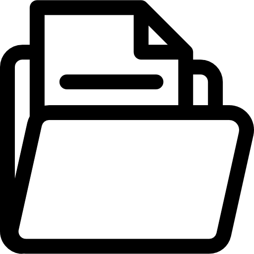 Folder file storage data storage storage icon