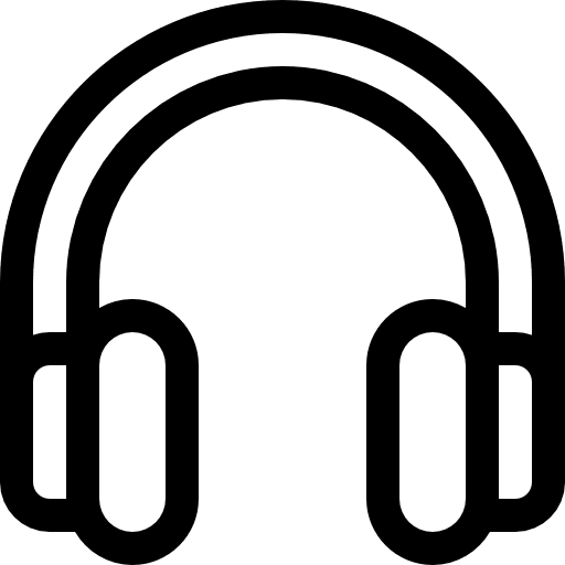 Headphones audio electronics headphones icon