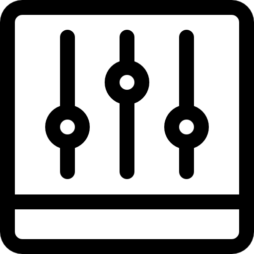 Mixer mixer music player electronics icon