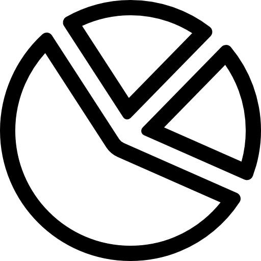 Pie chart pie chart stats graphical icon