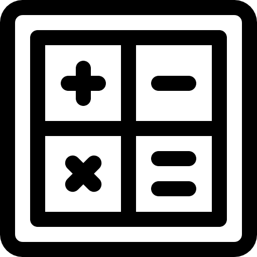 Calculator technological technology sings icon