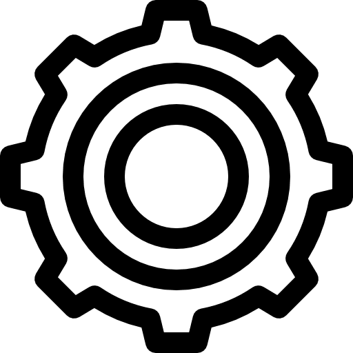 Settings settings gear tools and utensils icon