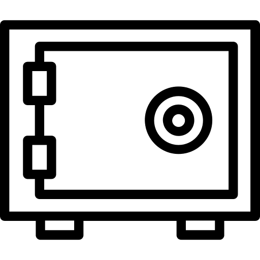 Strongbox business money savings icon