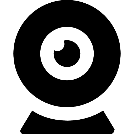 Webcam electronics videocall videocam icon