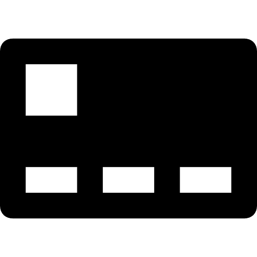 Credit card debit card commerce pay icon