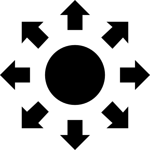 Move direction move orientation icon