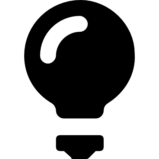 Idea technology seo and web invention icon