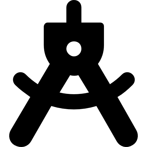 Compass miscellaneous education draw icon