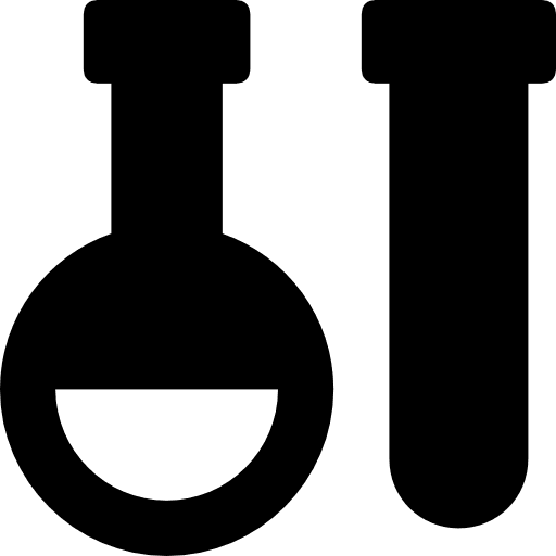 Flask flasks science education icon
