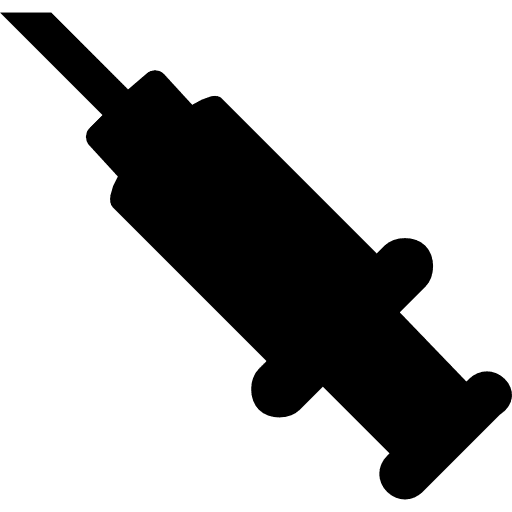 Syringe drugs medicine syringe icon