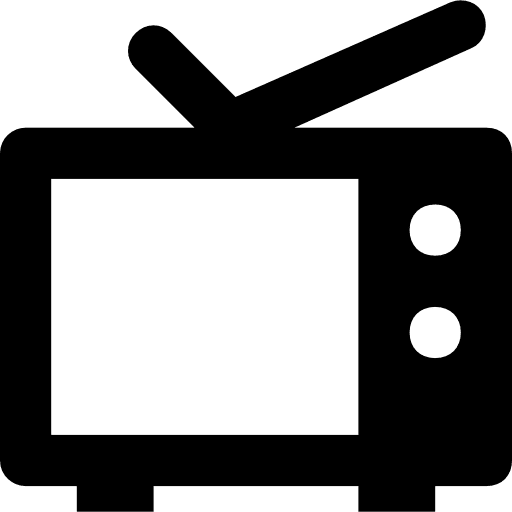 Television electronics antique tv screen icon