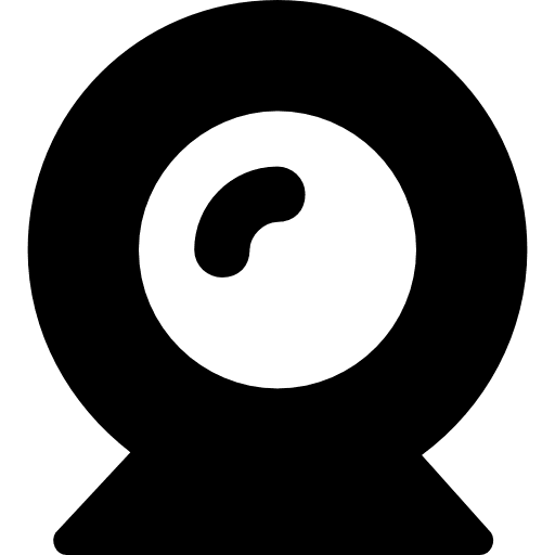 Webcam videocall technology computer icon