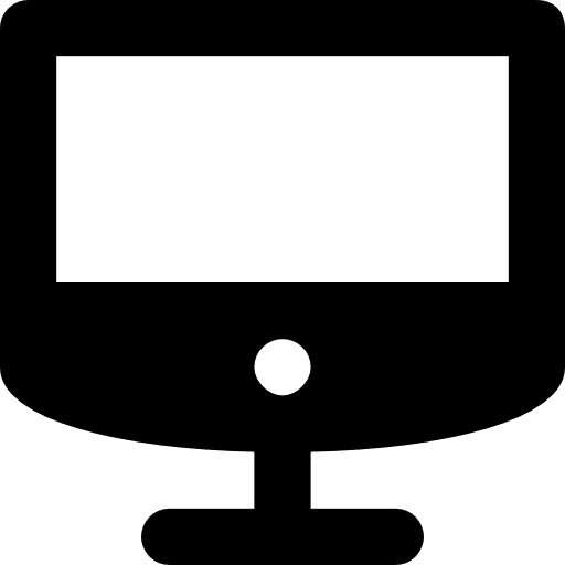 Computer technology tv television icon