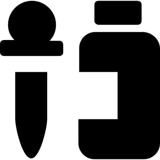 Dropper medicine healthcare and medical health icon