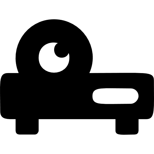 Projector image video picture icon