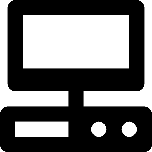 Computer technology monitor computer icon