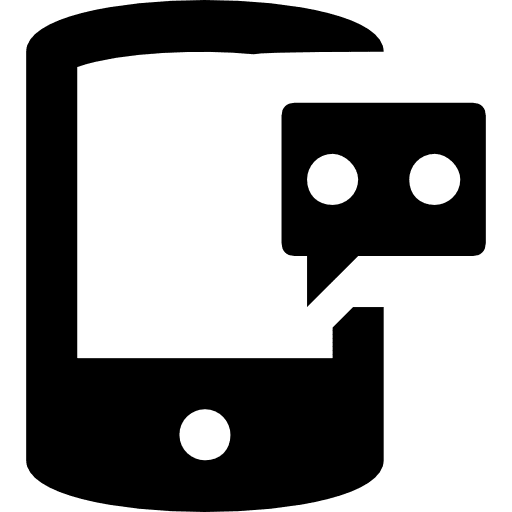 Smartphone technology touch screen smartphone icon