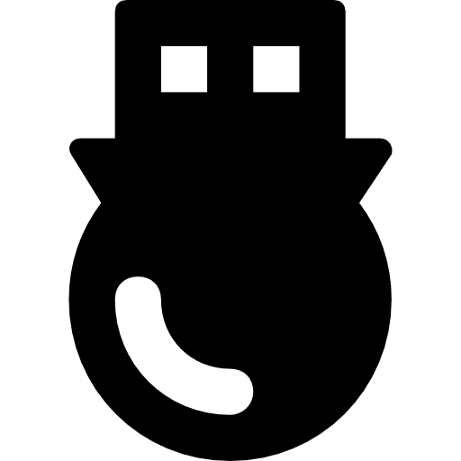 Usb pendrive electronics file storage icon