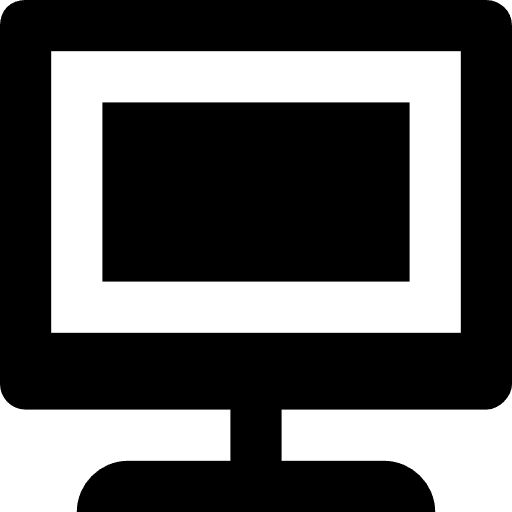 Monitor monitor computer tv icon