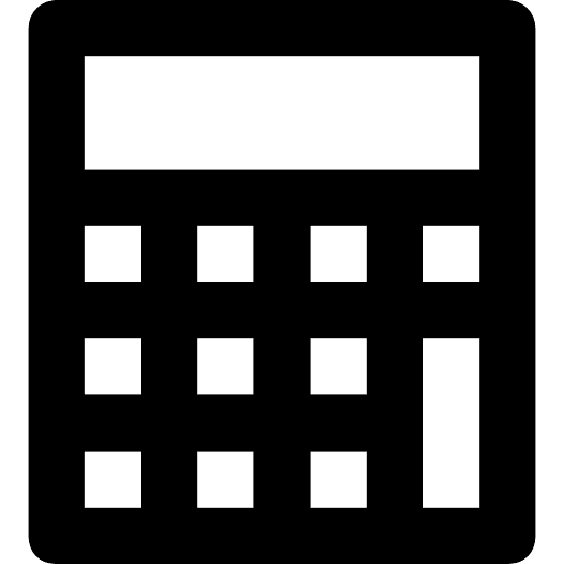 Calculator buttons calculator business icon