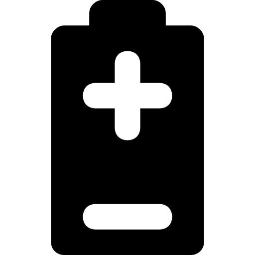 Battery electronics technology full battery icon