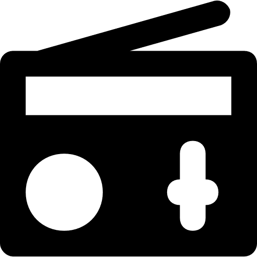 Radio transistor news radios icon