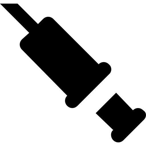 Syringe tools and utensils health care syringe icon