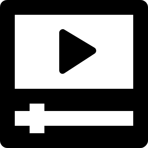 Video player multimedia option play button interface icon