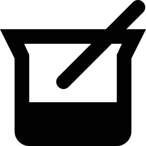 Beaker lab education agitator icon