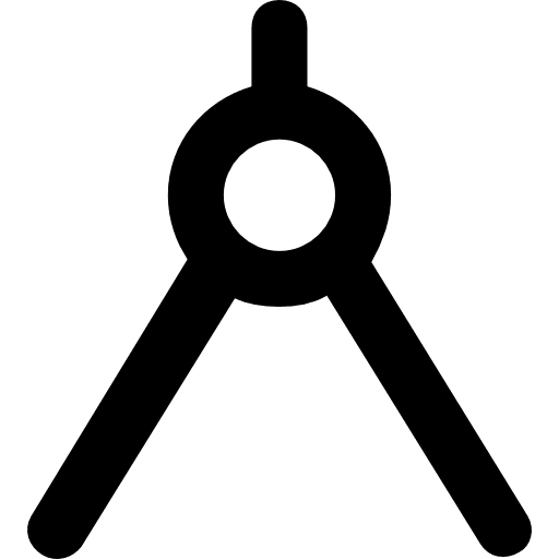 Compass education tools and utensils miscellaneous icon