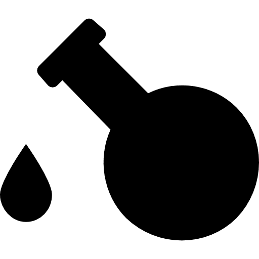 Flask chemical flasks science icon