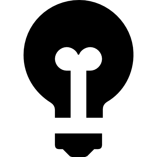 Idea illumination technology invention icon