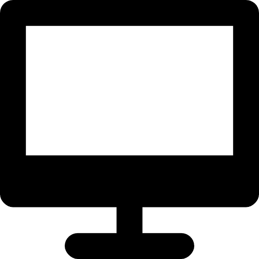 Monitor screen computer technology icon