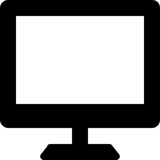 Monitor television technology tv icon