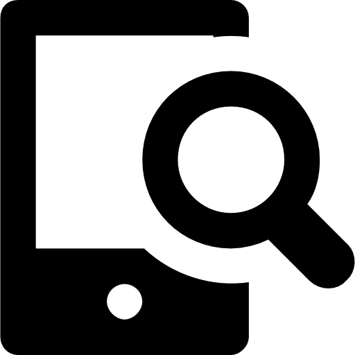 Smartphone education touch screen mobile phone icon