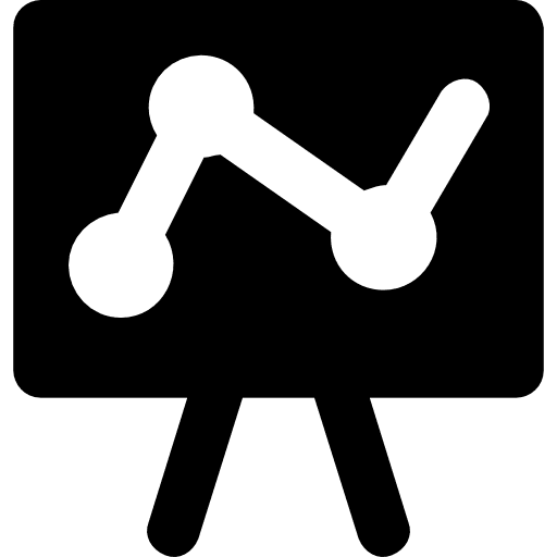 Stats graphic graph seo and web icon