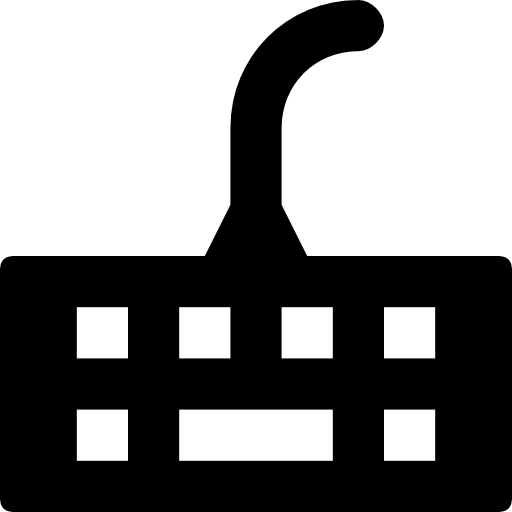 Keyboard electronics technology keyboard icon