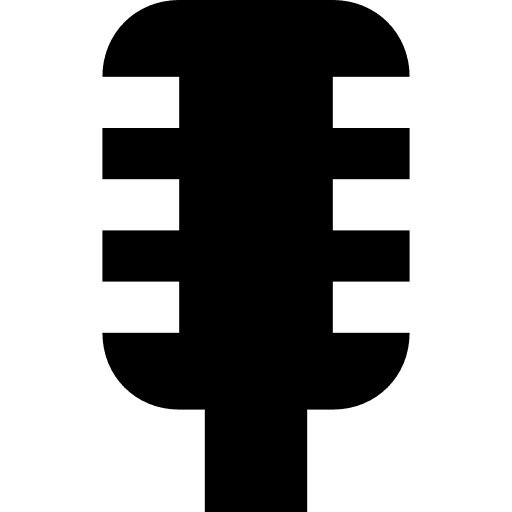 Microphone voice recording technology radio icon