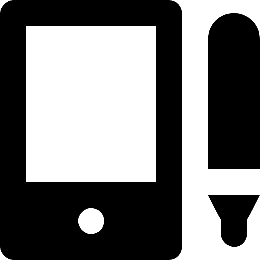 Tablet touch screen tablet electronics icon