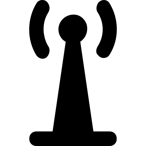 Wifi communications interface connection icon